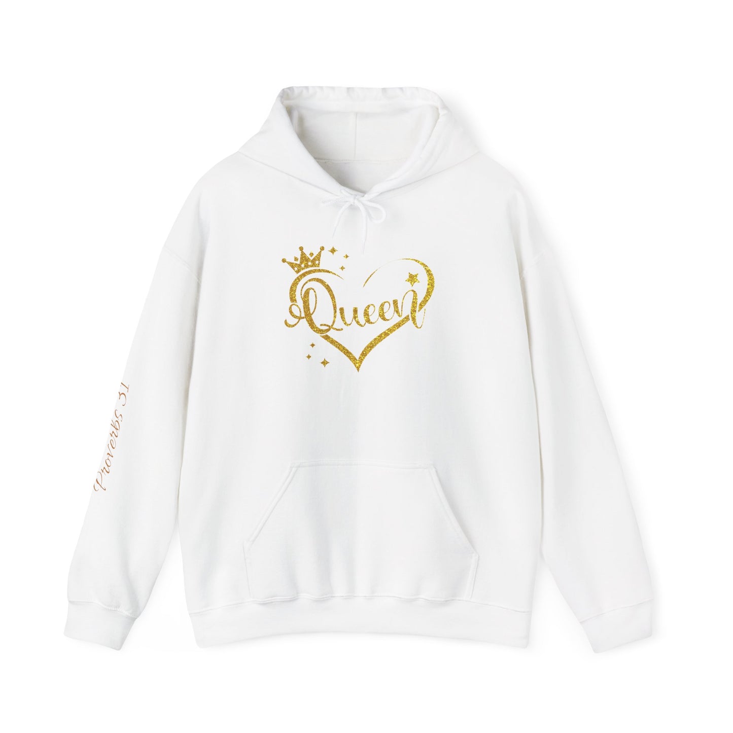 Queen Themed Unisex Heavy Blend Hoodie, Inspirational Sweatshirt, Unique Gift for Her, Cozy Lounge Wear, Perfect for Celebrations, [...]