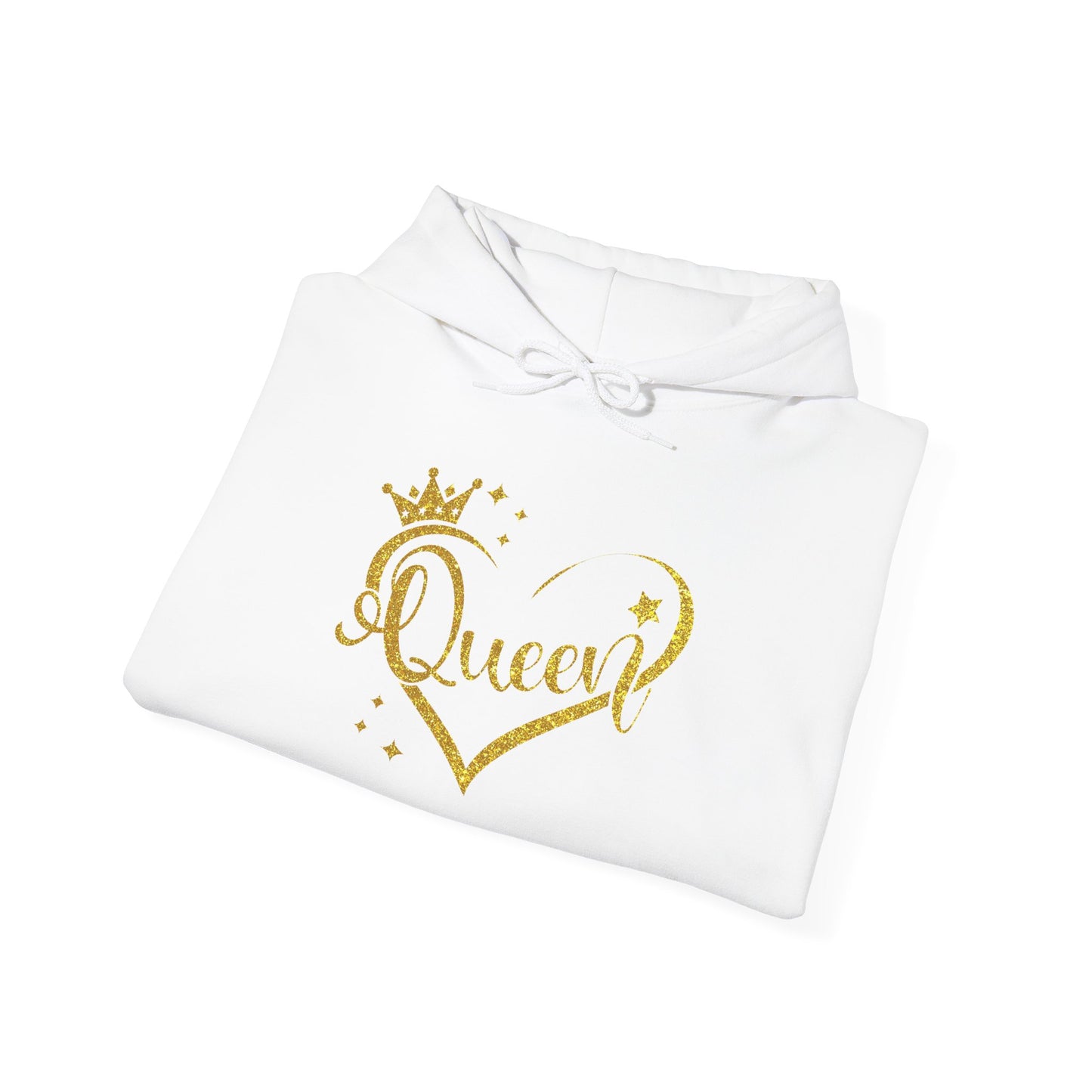 Queen Themed Unisex Heavy Blend Hoodie, Inspirational Sweatshirt, Unique Gift for Her, Cozy Lounge Wear, Perfect for Celebrations, [...]