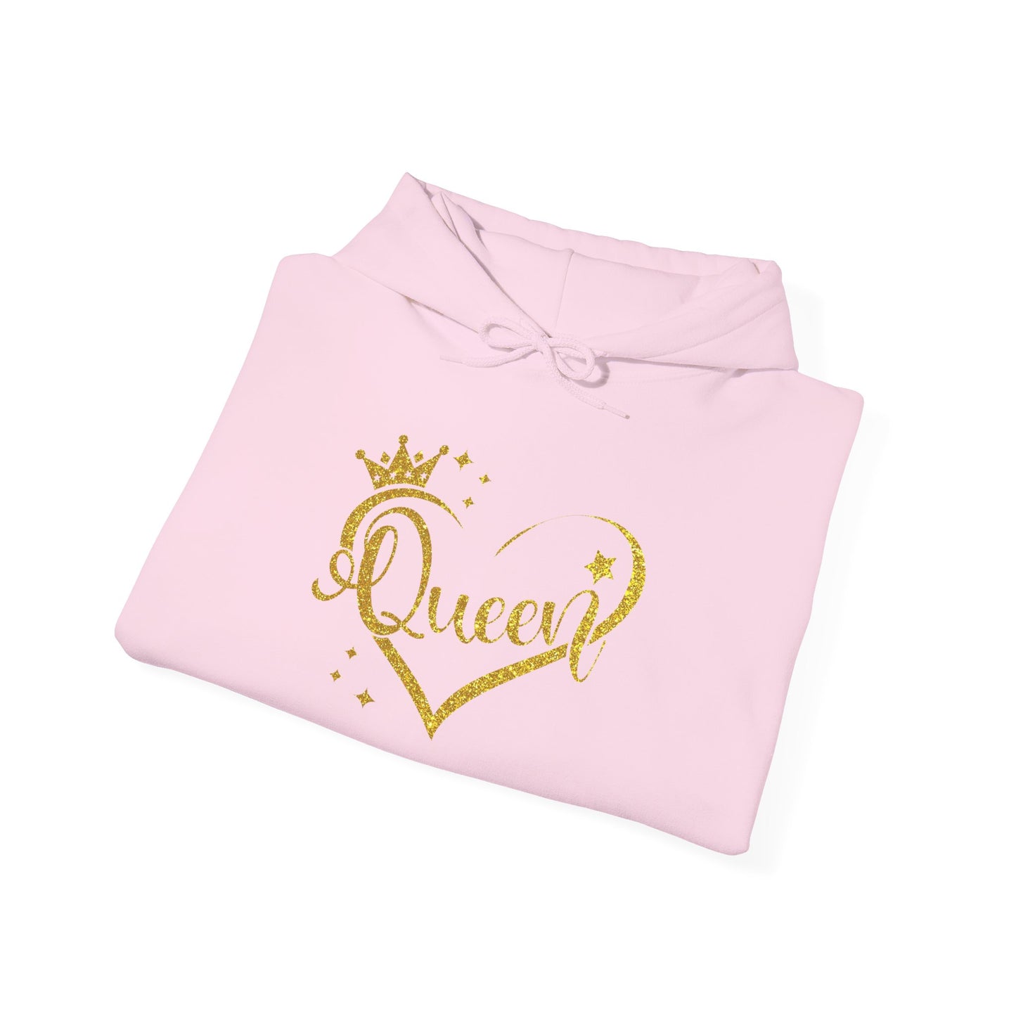 Queen Themed Unisex Heavy Blend Hoodie, Inspirational Sweatshirt, Unique Gift for Her, Cozy Lounge Wear, Perfect for Celebrations, [...]