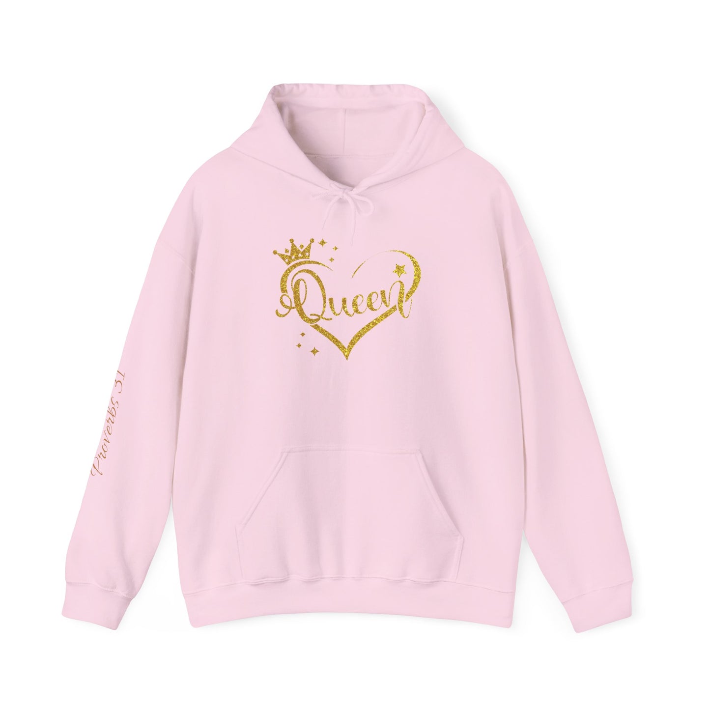 Queen Themed Unisex Heavy Blend Hoodie, Inspirational Sweatshirt, Unique Gift for Her, Cozy Lounge Wear, Perfect for Celebrations, [...]